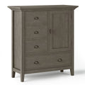 Redmond - Medium Storage Cabinet - Dark Brown