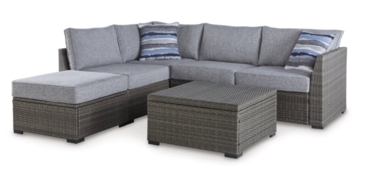 Petal road outdoor sectional with table ￼