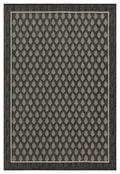 Sunshine - 5'3" X 7'3" Indoor, Outdoor Polypropylene Area Rug - Anthracite