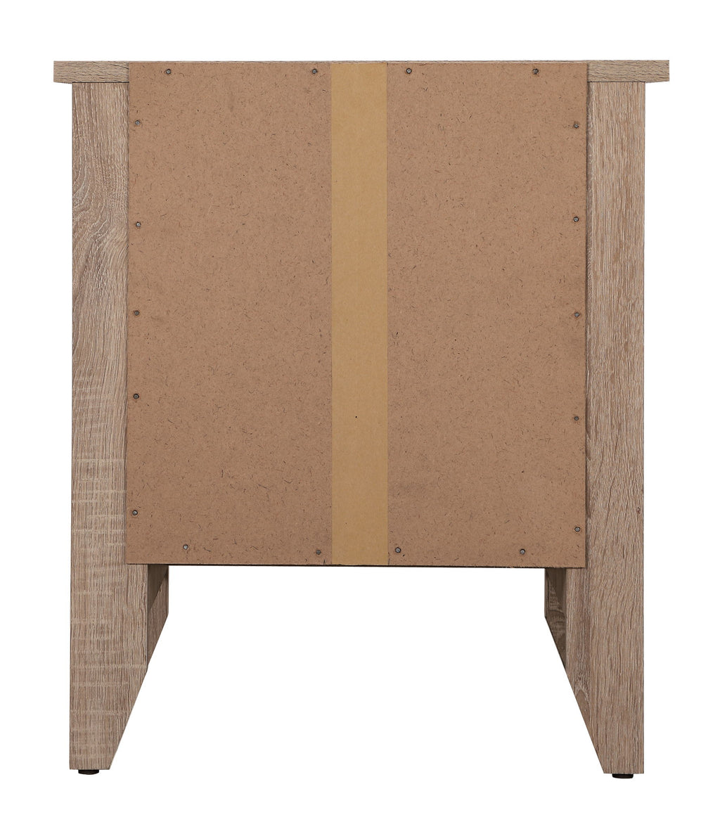Roller Drawer Glides Nightstand