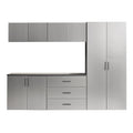 Astro Series - Garage Cabinet Set B With Soft Closing Drawers - Metallic Gray