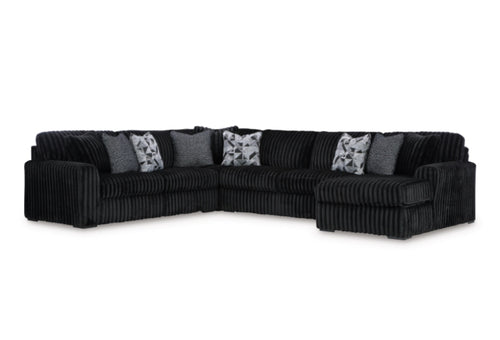 Midnight Madness Sectional onyx