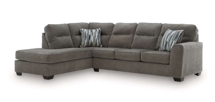 Olten two piece sectional with Chase