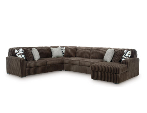 Midnight madness sectional chocolate