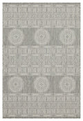 Sunshine - 5'3" X 7'3" Indoor, Outdoor Area Rug Polypropylene - Silver