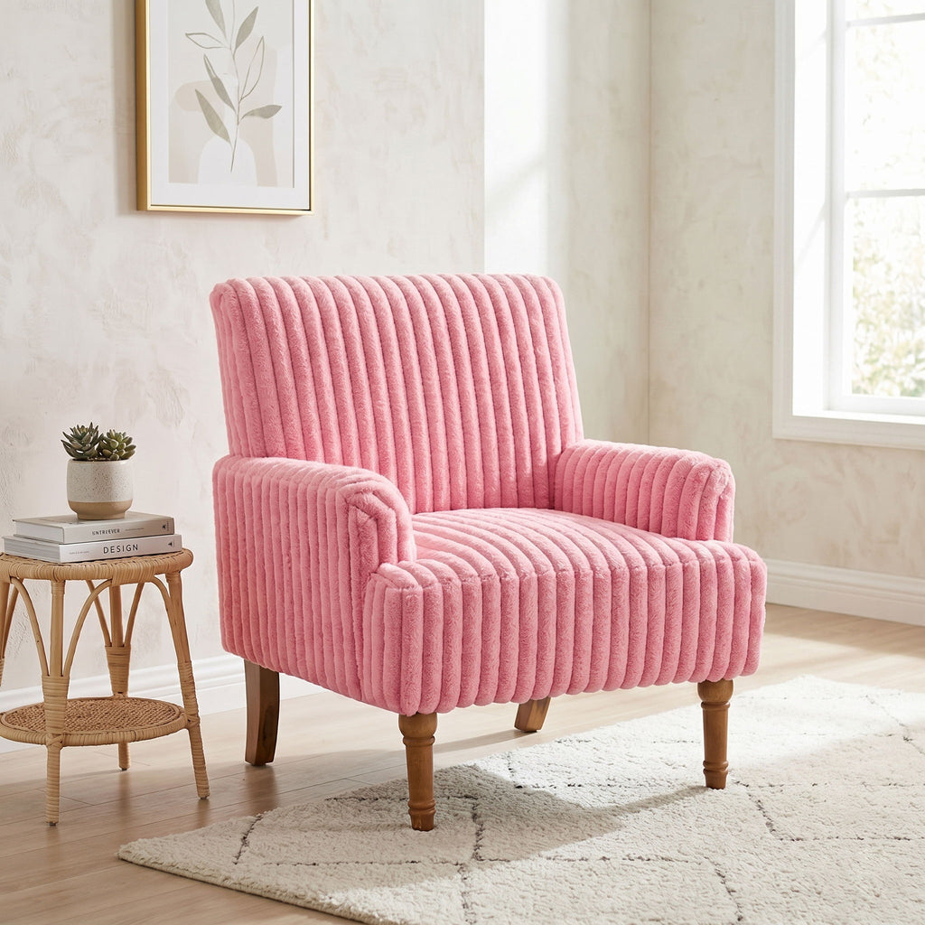 Accent Comfortable Upholstered Armchair For Living Room