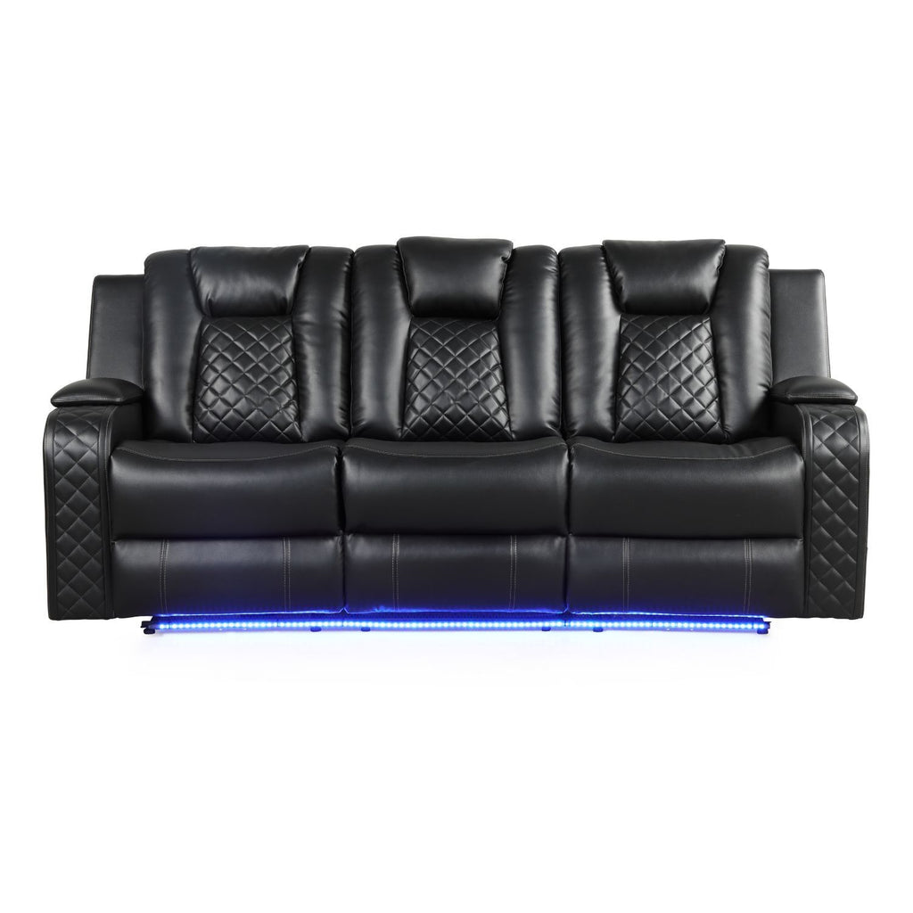 Benz - Power Reclining Sofa With LED Lighting