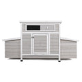 Large Chicken Coop Outdoor Hen House & Dual Nesting Boxes