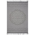 Guros - 4' X 6' Medallion Indoor / Outdoor Area Rug - Gray / White