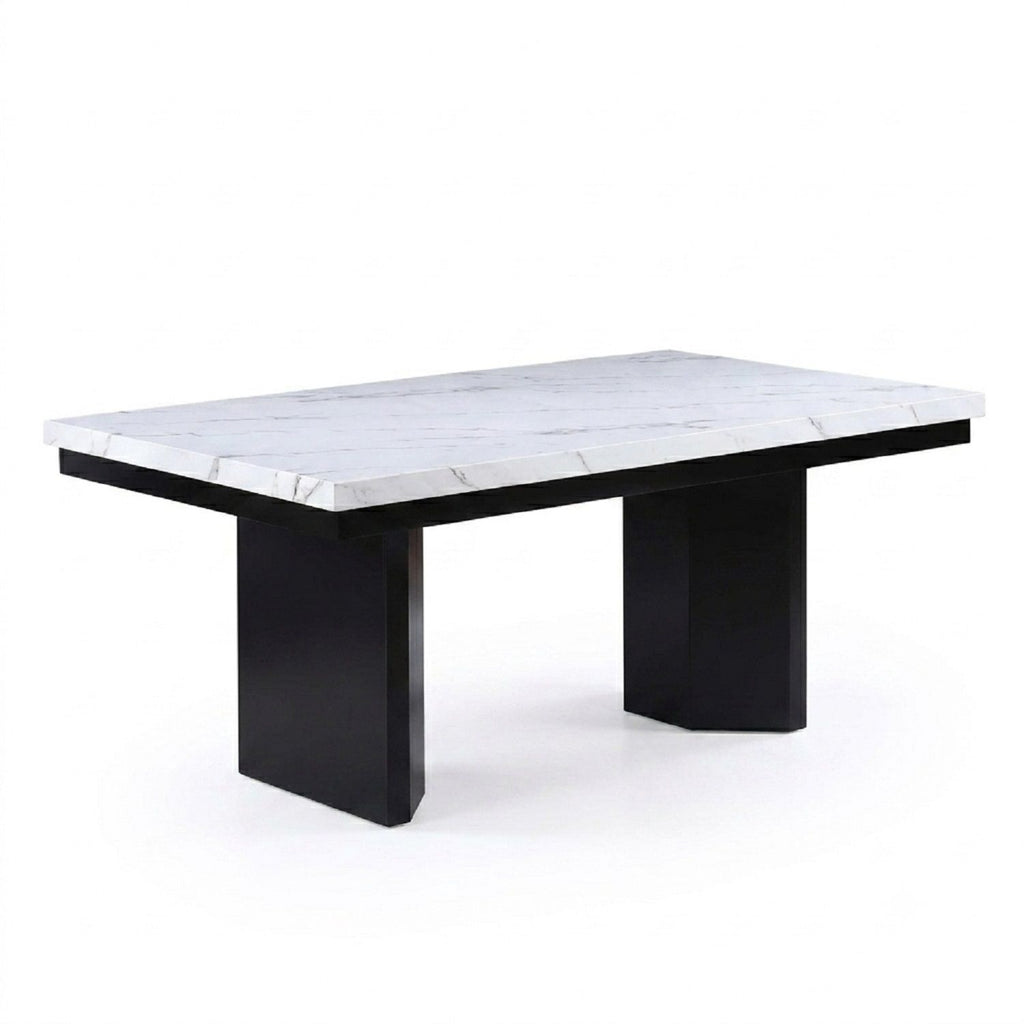 Dining Table For Kitchen - Black / White