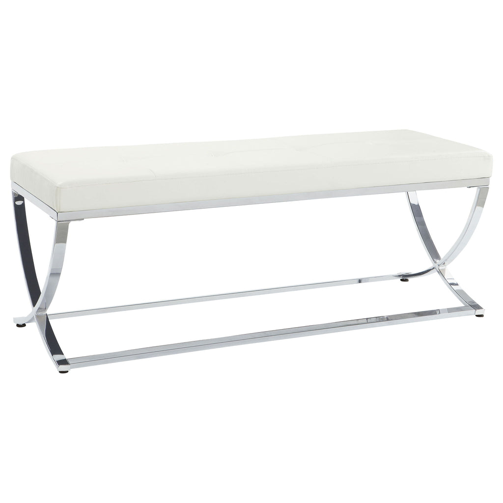 Bastien - Accent Bench - White