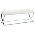 Bastien - Accent Bench - White