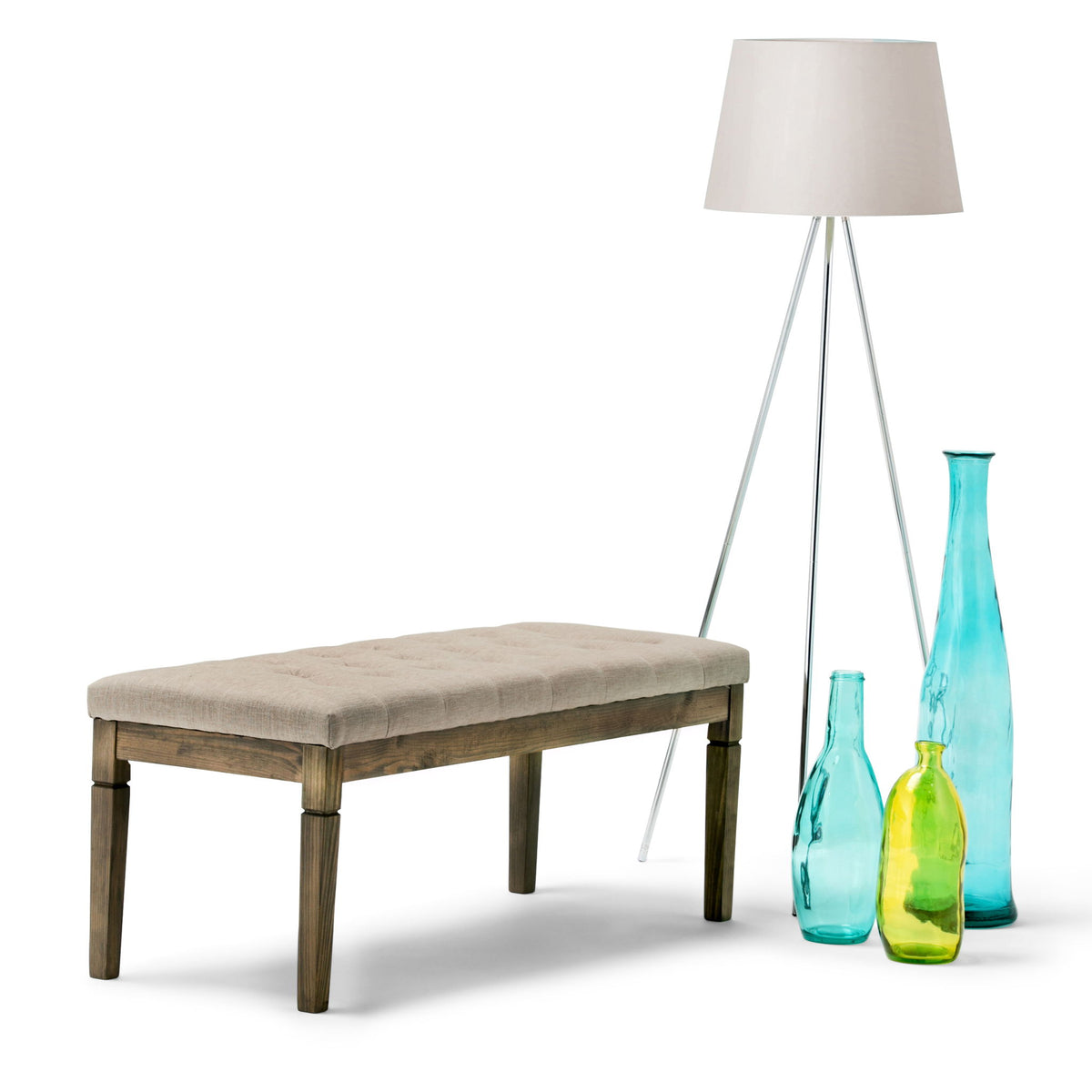 Waverly - Upholstered Tufted Ottoman Bench
