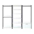 Fiona - Freestanding Walk-In Closet System - White - Wood