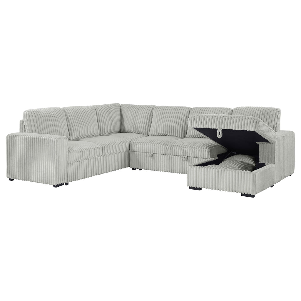 Thurston - Storage Sectional Sofa With Pop Up Bed