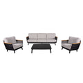 Sofa Set For Outdoor - Black