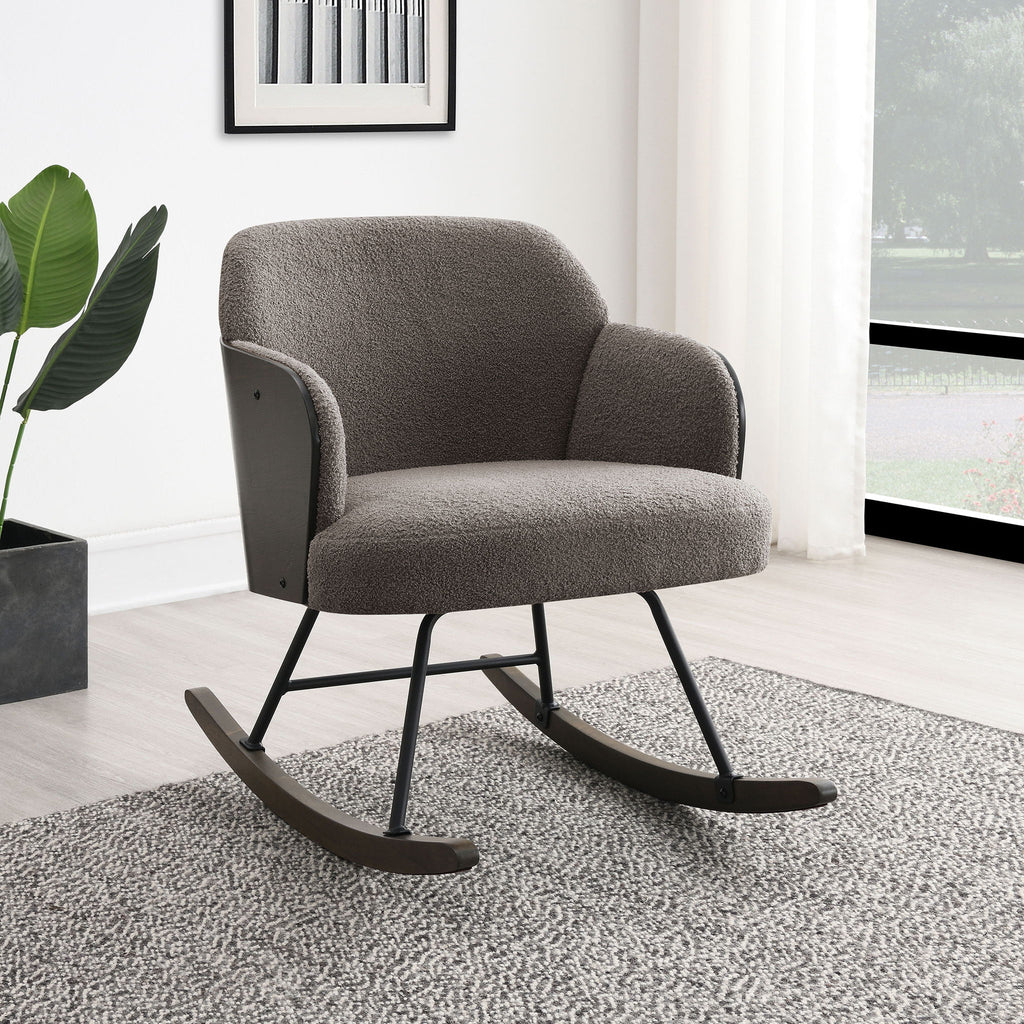 Valera - Upholstered Mid Back Rocking Chair