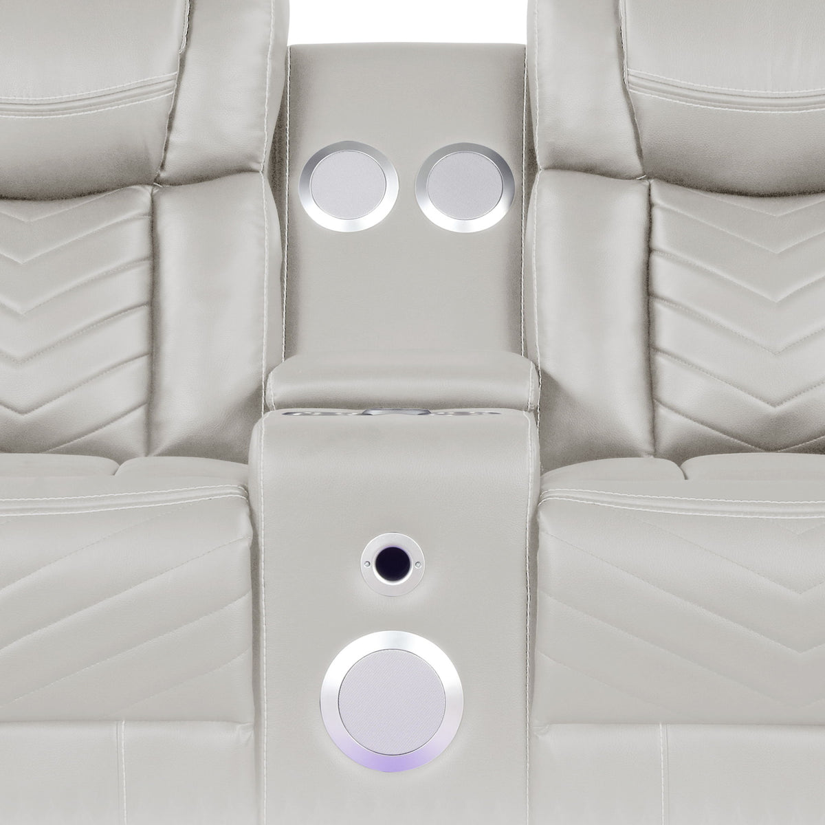 Challenger - LED Power Recliner Loveseat