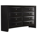 Palamino - 8 Drawer Dresser - Black