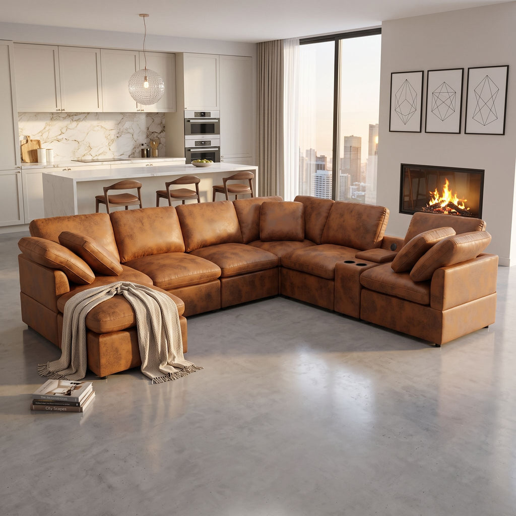 Modular Design Cloud Sofa, Freely Configurable