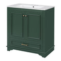 Bathroom Vanity With Sink, Cabinet & 2 Soft Closing Doors & Adjustable Shelf