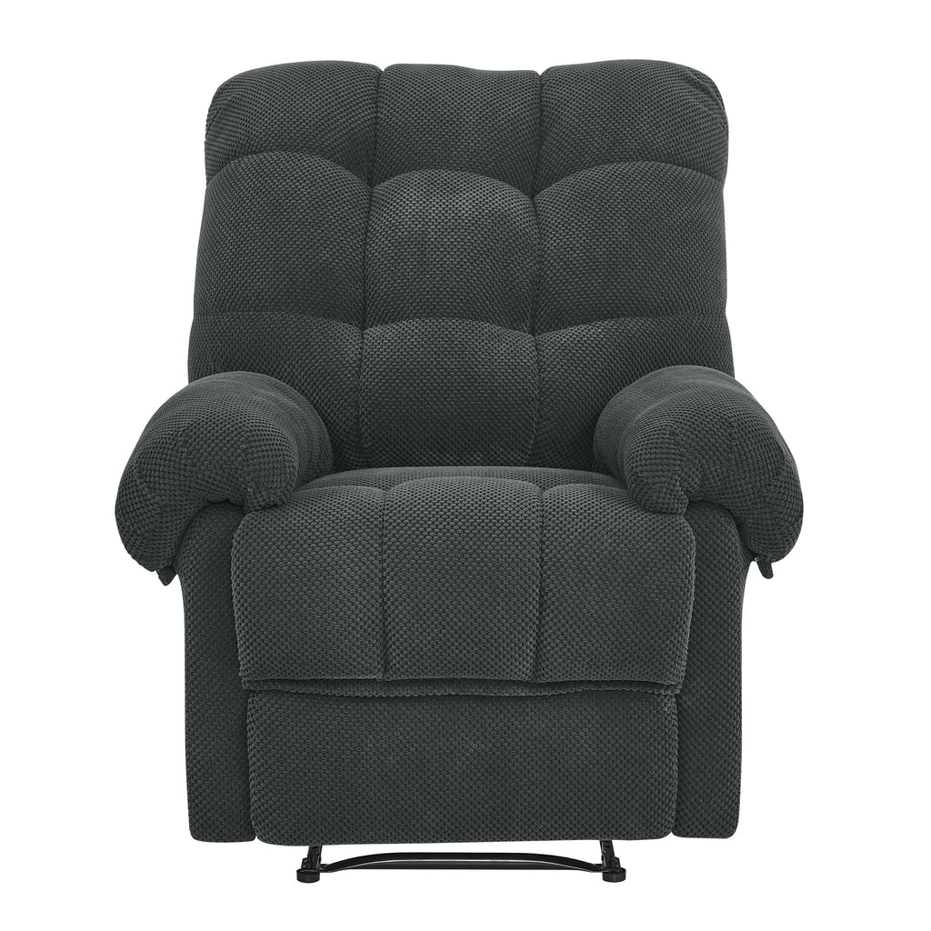 Manual Recliner, Padded Footrest