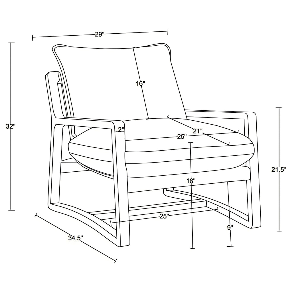 O'Brien - Upholstered Accent Chair - Sand