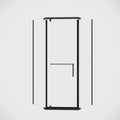 Frameless Neo Angle Shower Door WithTempered Glass
