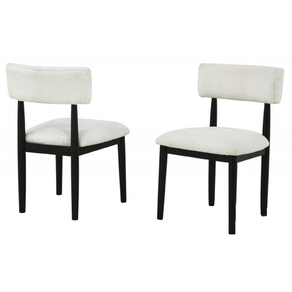 Contemporary Upholstered Dining Chairs (Set of 2)
