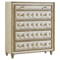 Williams - 5 Drawer Bedroom Chest - Camel