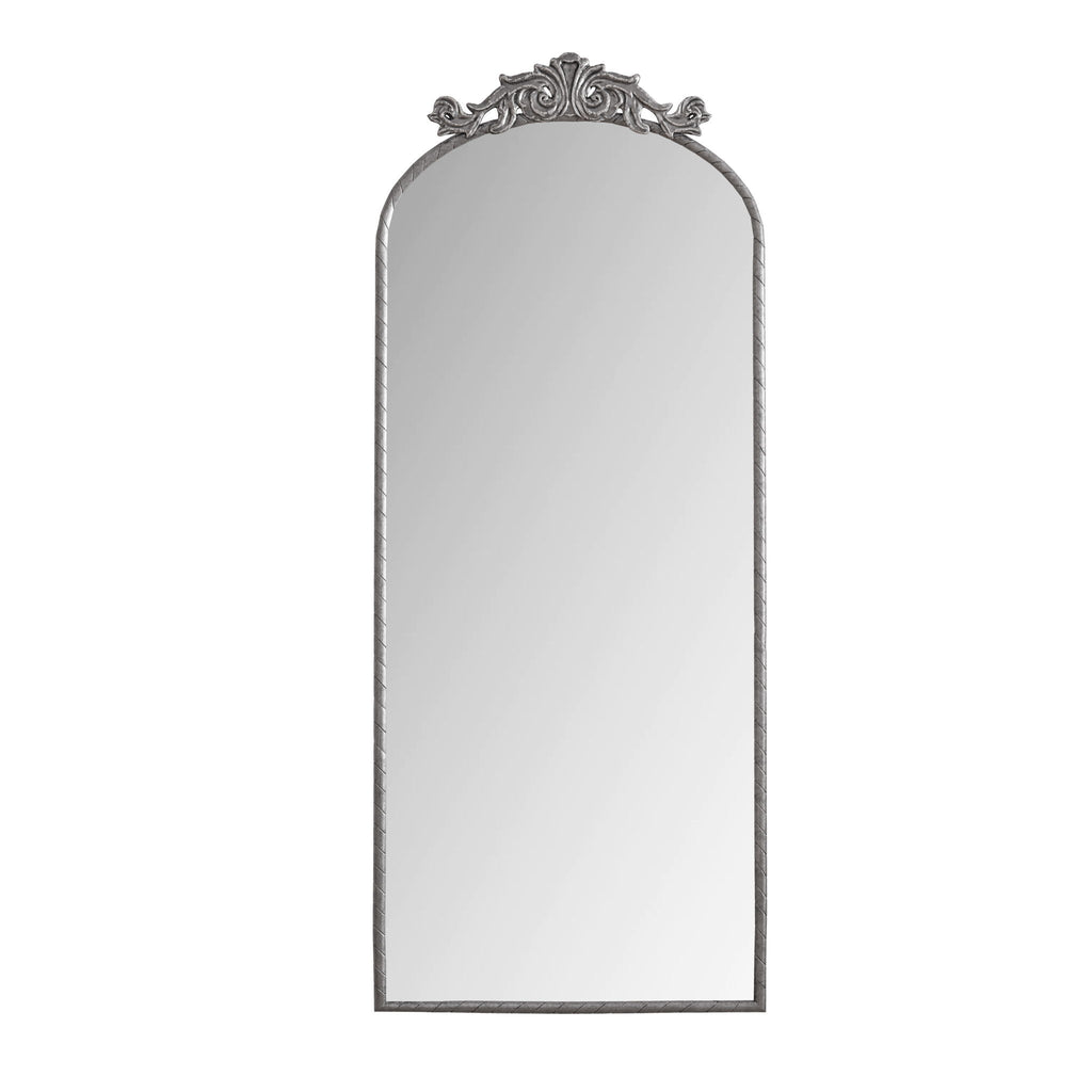 Vintage Arched Full Body Mirror, Wall Mounted For Living Room