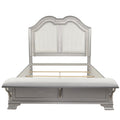 Elegant Bed With Built In Footboard Bench, USB