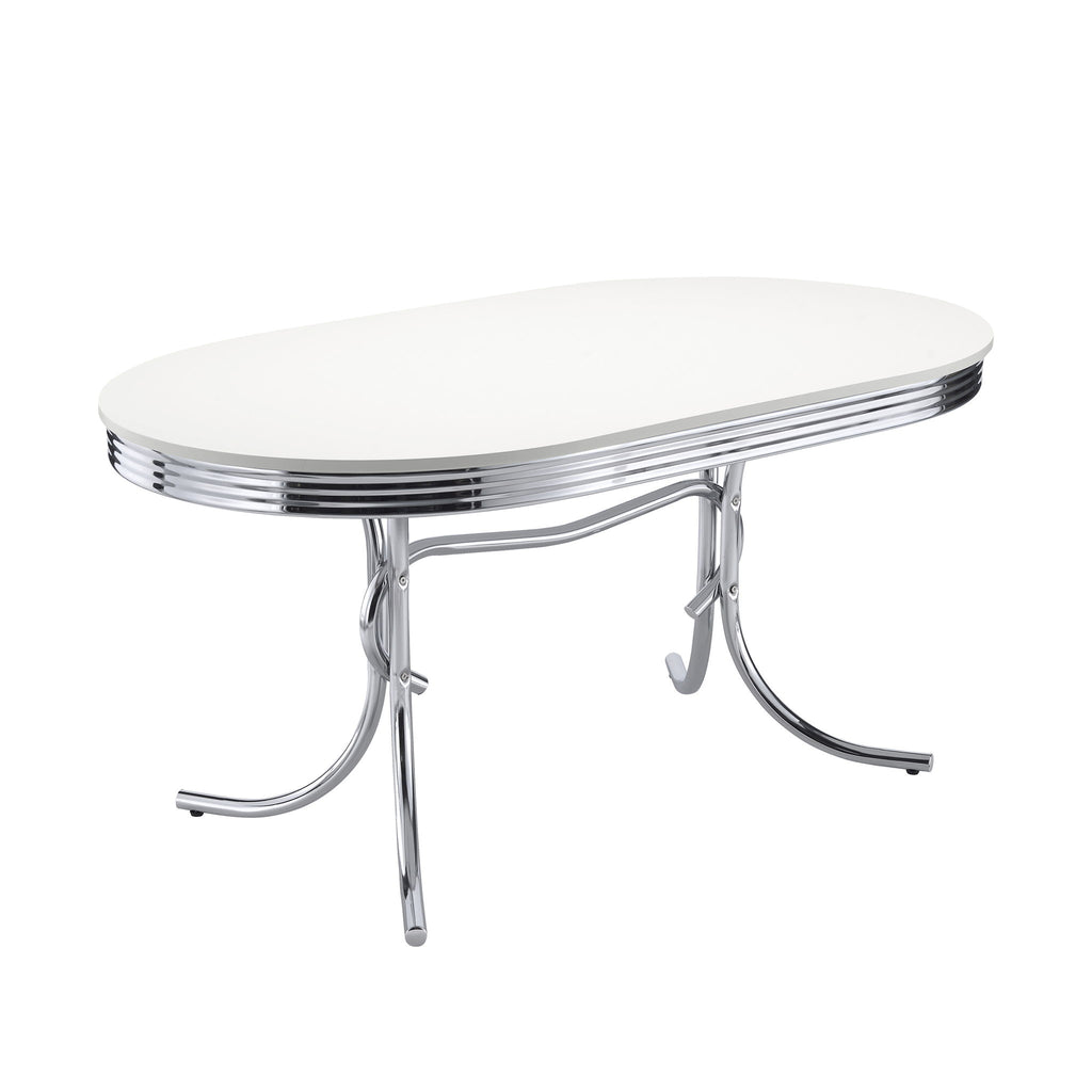 Midge - Oval Dining Table Set