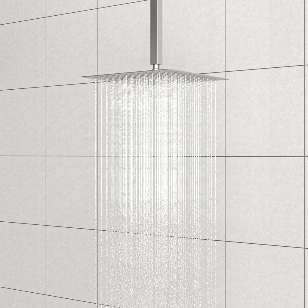 Premium 8" Ceiling Mounted Shower Arm With Flange
