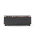 Modern Outdoor Iron Propane Fire Pit, 50, 000 Btu, Sleek Design - Brown / Gold