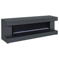 TV Stand Fireplace Console With Bluetooth Speaker