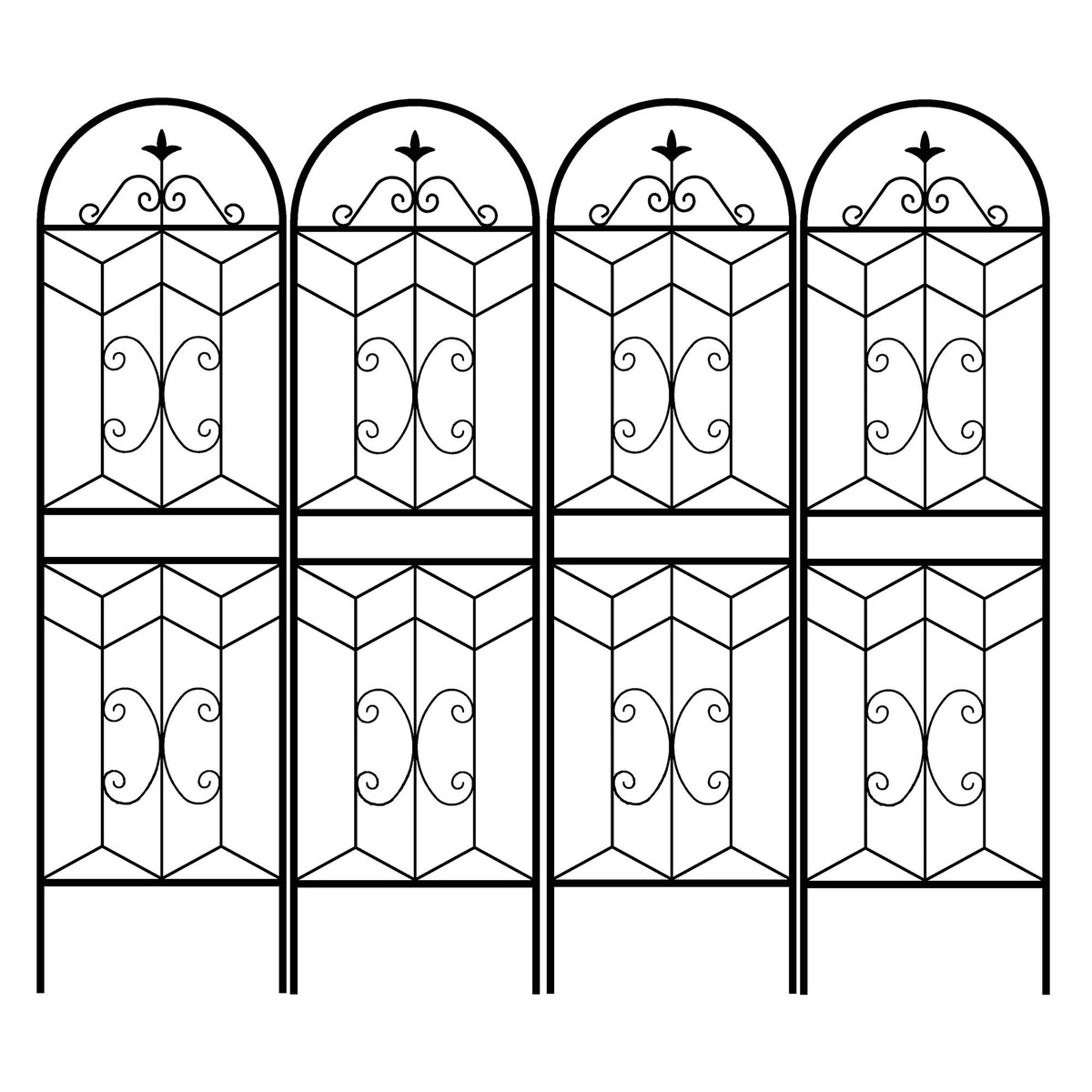Garden Trellis, Rustproof Support For Climbing Plants