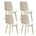 Modern Dining Chairs Ergonomic Design For Kitchen (Set of 4)