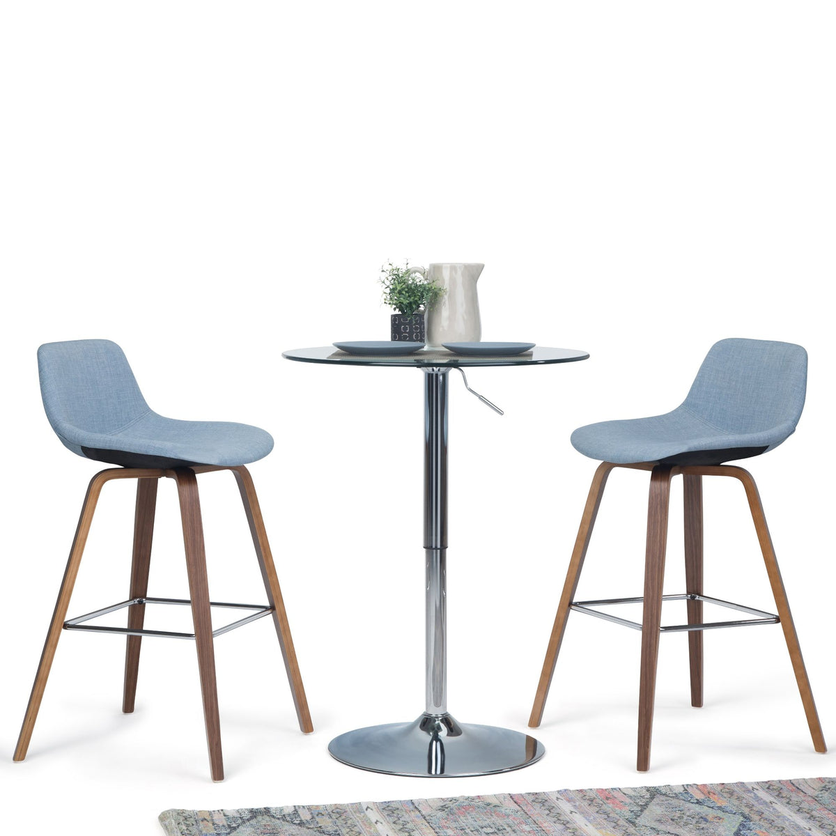 Randolph - Bentwood Multifunctional Counter / Bar Height Stool (Set of 2)