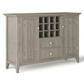 Bedford - Sideboard Buffet And Wine Rack - Light Brown