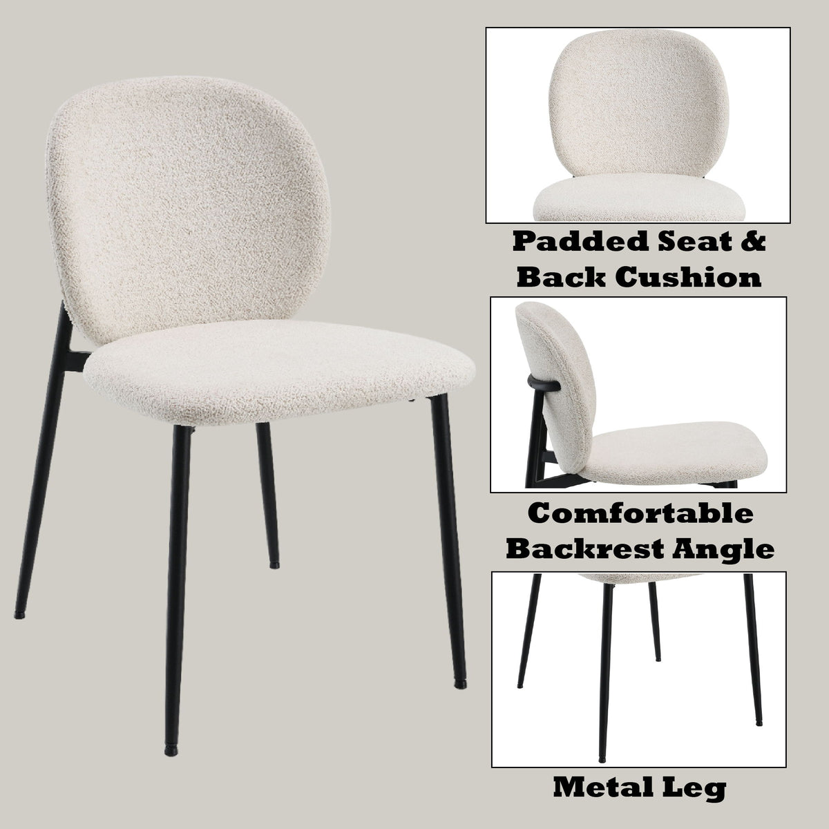 Klaus - Side Chair (Set of 2) - White