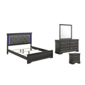 Blaze - Modern Bedroom Set With LED Headboard