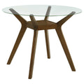 Flynn - Round Counter Height Dining Table - Brown