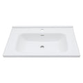 Modern Rectangular Vanity Top With Overflow For Bathroom