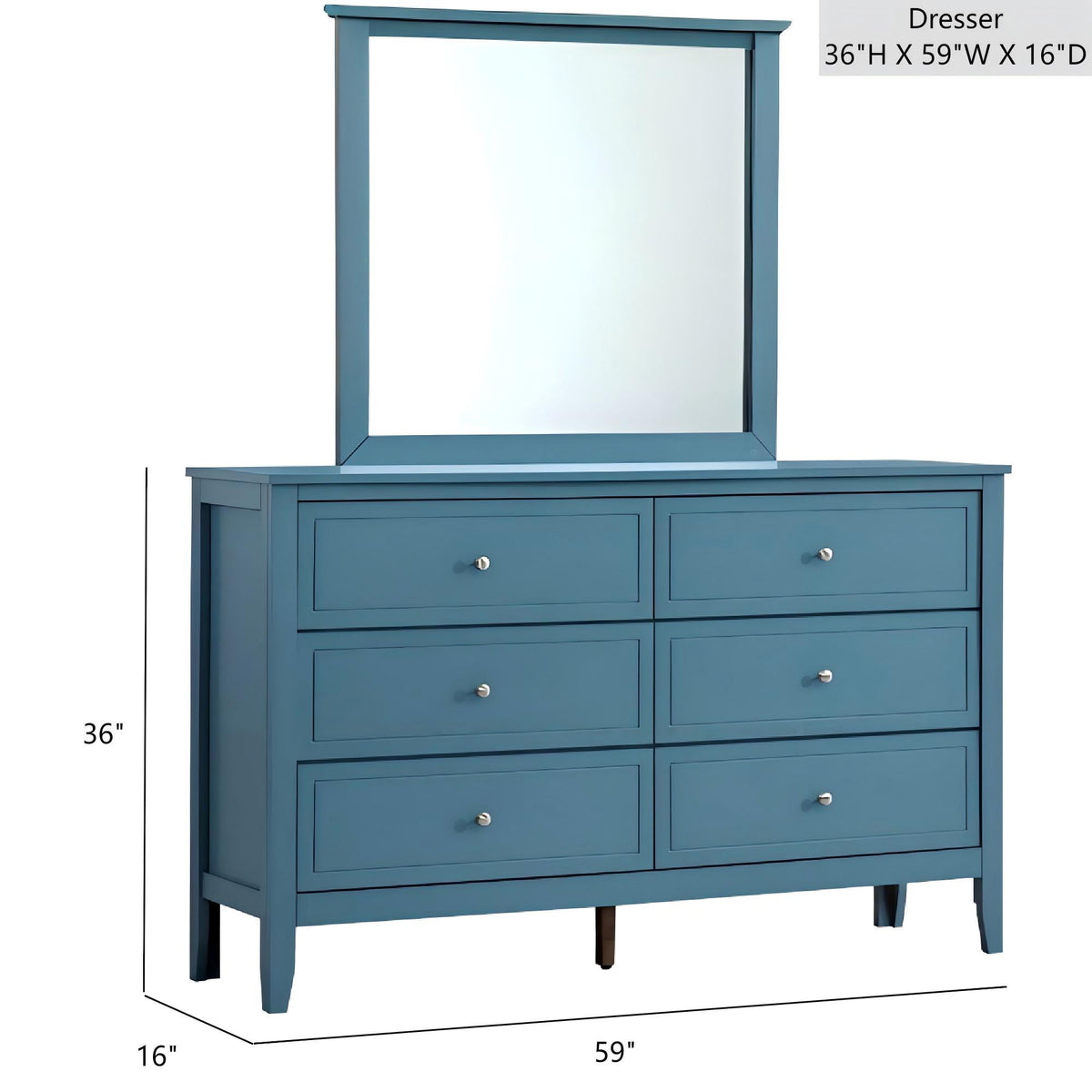 Daniel - Dresser, 6 Drawer
