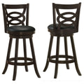 Swivel Bar Stool (Set of 2) - Black