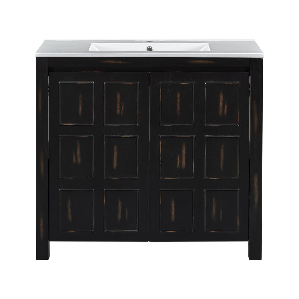 Bathroom Vanity Organizer With Sink, Combo Cabinet Set, Bathroom Storage Cabinet