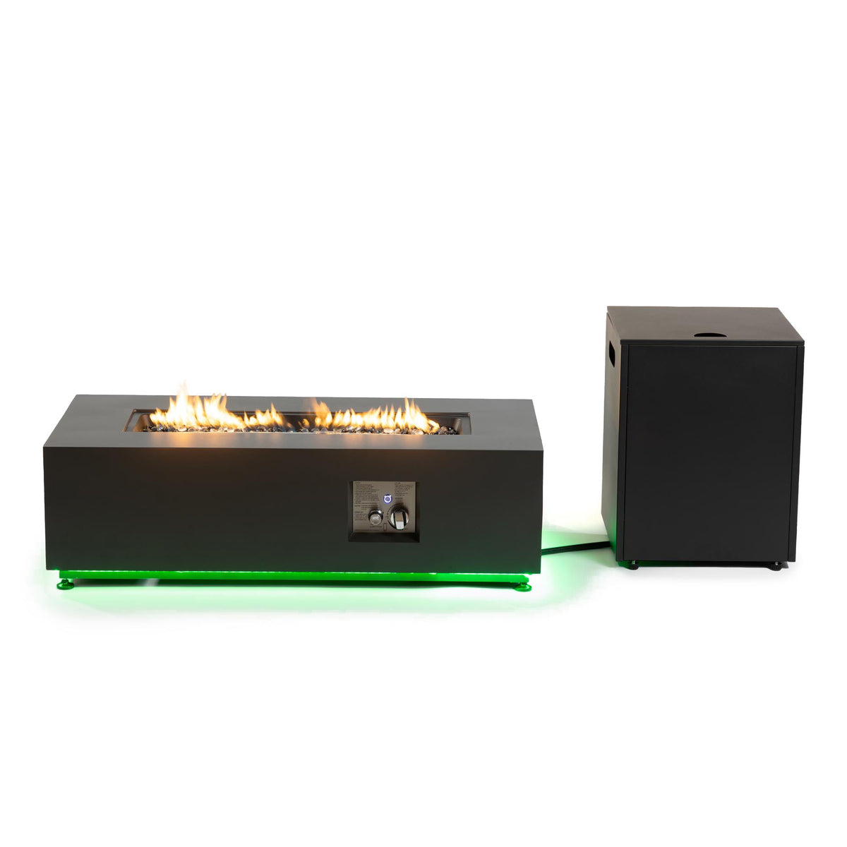 Rectangular Metal LED Firetable