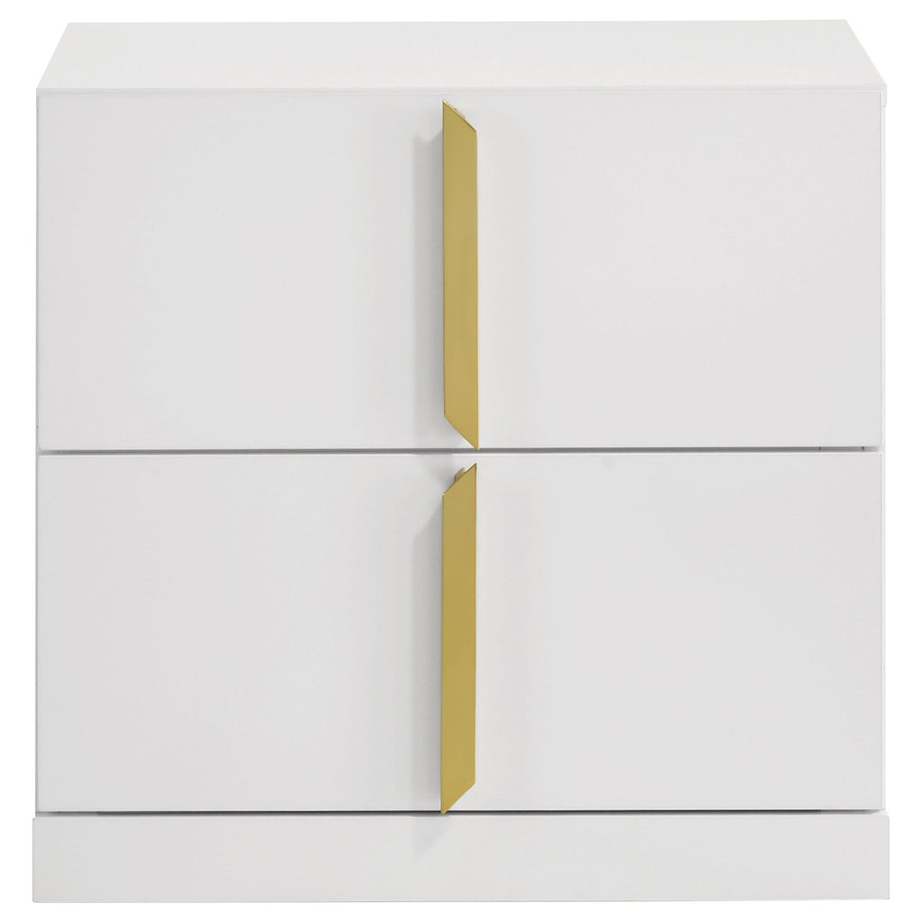 Lauryn - 2 Drawer Nightstand - Gloss White