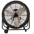 Drum Fan With Pure Copper Wiring Motor And Blades - Black